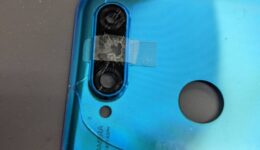 HUAWEI P30liteのカメラガラス割れ交換修理