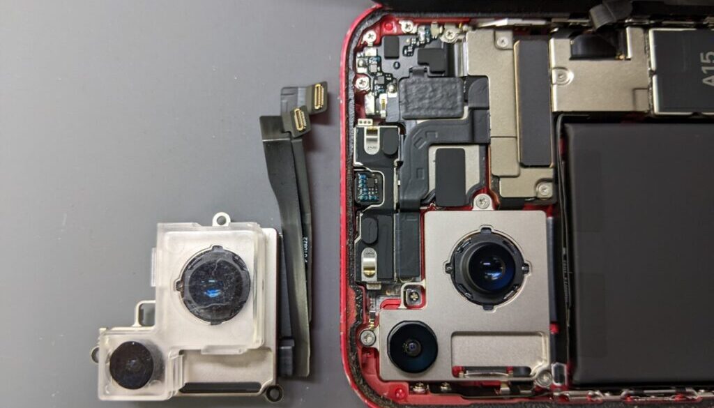 iPhone14リアカメラ修理