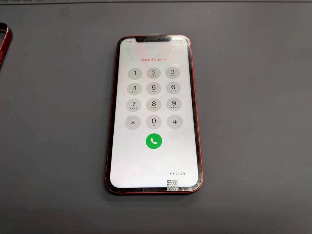 iPhone12 画面修理 動作確認 梅田