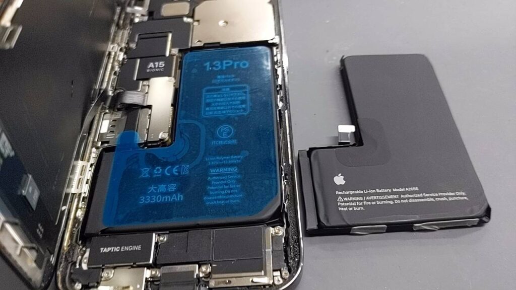 iPhone15 Pro 電池交換