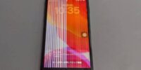 iPhone SE2 (第2世代) 液晶画面の縦線と表示不良を即日パネル交換で綺麗な画面に復活