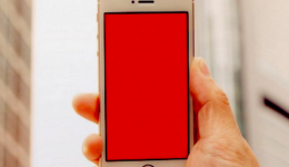 iPhone5Sレッドスクリーン